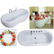 Upc Double Egg Bowl Bath Tub Cheap Soaker/Soaking Bath